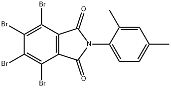 4,5,6,7-tetrabromo-2-(2,4-dimethylphenyl)-1H-isoindole-1,3(2H)-dione Structure