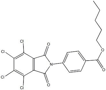 351998-41-9 pentyl 4-(4,5,6,7-tetrachloro-1,3-dioxo-1,3-dihydro-2H-isoindol-2-yl)benzoate