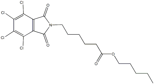 351998-43-1 pentyl 6-(4,5,6,7-tetrachloro-1,3-dioxo-1,3-dihydro-2H-isoindol-2-yl)hexanoate