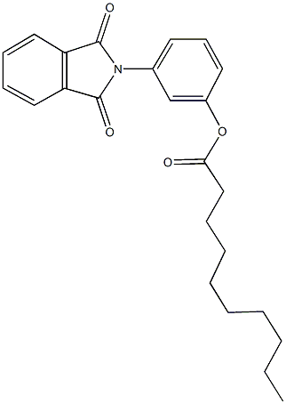 352005-29-9 3-(1,3-dioxo-1,3-dihydro-2H-isoindol-2-yl)phenyl decanoate