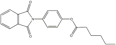 352005-49-3 4-(1,3-dioxo-1,3-dihydro-2H-isoindol-2-yl)phenyl hexanoate