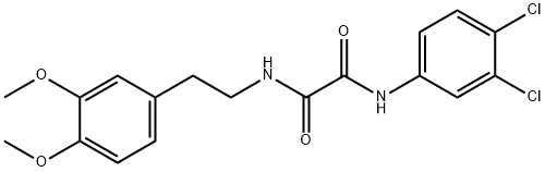 N~1~-(3,4-dichlorophenyl)-N~2~-[2-(3,4-dimethoxyphenyl)ethyl]ethanediamide Structure