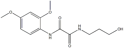 N~1~-(2,4-dimethoxyphenyl)-N~2~-(3-hydroxypropyl)ethanediamide Structure