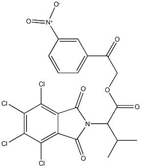 352219-31-9 2-{3-nitrophenyl}-2-oxoethyl 3-methyl-2-(4,5,6,7-tetrachloro-1,3-dioxo-1,3-dihydro-2H-isoindol-2-yl)butanoate