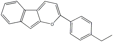 2-(4-ethylphenyl)indeno[2,1-b]pyran Structure