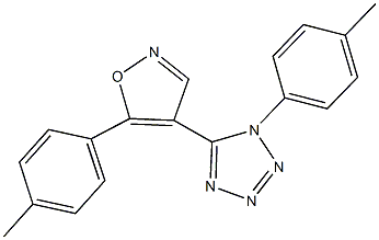 352223-49-5 1-(4-methylphenyl)-5-[5-(4-methylphenyl)-4-isoxazolyl]-1H-tetraazole