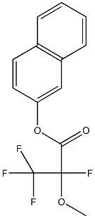 2-naphthyl 2,3,3,3-tetrafluoro-2-methoxypropanoate 结构式