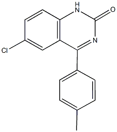 6-chloro-4-(4-methylphenyl)-2(1H)-quinazolinone,352225-84-4,结构式