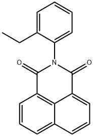 2-(2-ethylphenyl)-1H-benzo[de]isoquinoline-1,3(2H)-dione Structure
