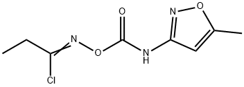 N-({[(5-methyl-3-isoxazolyl)amino]carbonyl}oxy)propanimidoyl chloride Structure