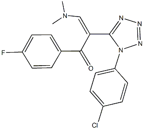 352319-38-1 2-[1-(4-chlorophenyl)-1H-tetraazol-5-yl]-3-(dimethylamino)-1-(4-fluorophenyl)-2-propen-1-one
