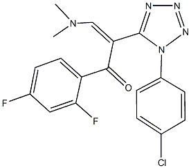 352319-43-8 2-[1-(4-chlorophenyl)-1H-tetraazol-5-yl]-1-(2,4-difluorophenyl)-3-(dimethylamino)-2-propen-1-one