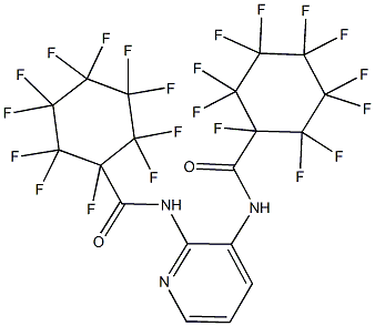 1,2,2,3,3,4,4,5,5,6,6-undecafluoro-N-(2-{[(1,2,2,3,3,4,4,5,5,6,6-undecafluorocyclohexyl)carbonyl]amino}-3-pyridinyl)cyclohexanecarboxamide|