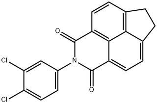 2-(3,4-dichlorophenyl)-6,7-dihydro-1H-indeno[6,7,1-def]isoquinoline-1,3(2H)-dione Structure