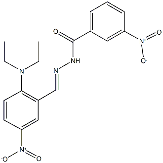 N'-{2-(diethylamino)-5-nitrobenzylidene}-3-nitrobenzohydrazide|