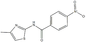 4-nitro-N-(4-methyl-1,3-thiazol-2-yl)benzamide|
