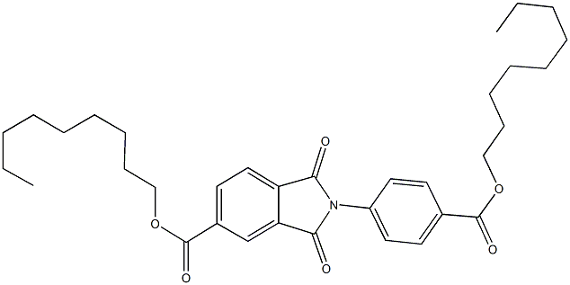 nonyl 2-{4-[(nonyloxy)carbonyl]phenyl}-1,3-dioxo-5-isoindolinecarboxylate Structure