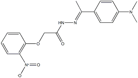 N'-{1-[4-(dimethylamino)phenyl]ethylidene}-2-{2-nitrophenoxy}acetohydrazide|