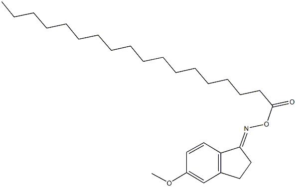 5-methoxy-1-indanone O-stearoyloxime 化学構造式