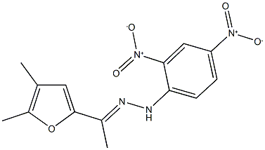 1-(4,5-dimethyl-2-furyl)ethanone {2,4-bisnitrophenyl}hydrazone,352338-18-2,结构式