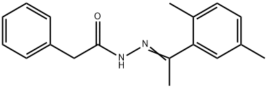 N'-[1-(2,5-dimethylphenyl)ethylidene]-2-phenylacetohydrazide,352338-47-7,结构式