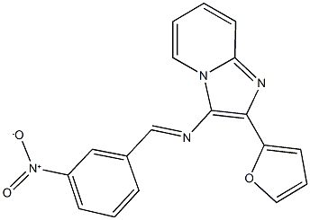 2-(2-furyl)-3-({3-nitrobenzylidene}amino)imidazo[1,2-a]pyridine,352339-19-6,结构式