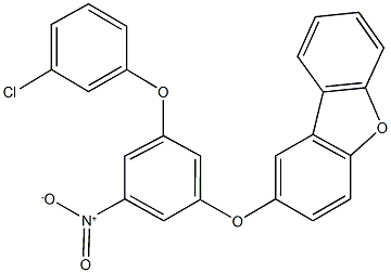 352340-09-1 2-[3-(3-chlorophenoxy)-5-nitrophenoxy]dibenzo[b,d]furan