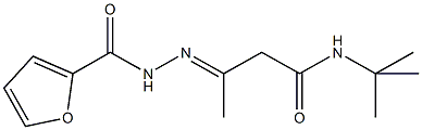 N-(tert-butyl)-3-(2-furoylhydrazono)butanamide|