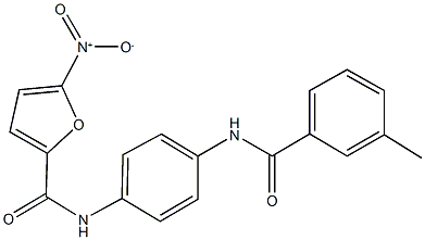 5-nitro-N-{4-[(3-methylbenzoyl)amino]phenyl}-2-furamide,352341-77-6,结构式