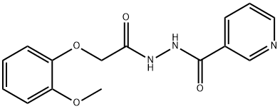 352342-65-5 2-(2-methoxyphenoxy)-N'-(3-pyridinylcarbonyl)acetohydrazide