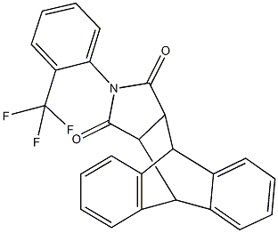 17-[2-(trifluoromethyl)phenyl]-17-azapentacyclo[6.6.5.0~2,7~.0~9,14~.0~15,19~]nonadeca-2,4,6,9,11,13-hexaene-16,18-dione|