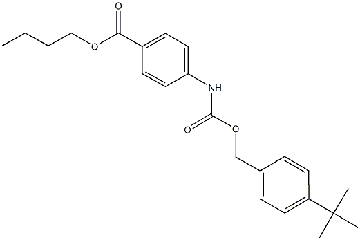 butyl 4-({[(4-tert-butylbenzyl)oxy]carbonyl}amino)benzoate|