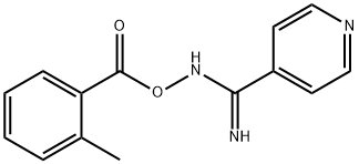 N'-[(2-methylbenzoyl)oxy]-4-pyridinecarboximidamide,352346-40-8,结构式