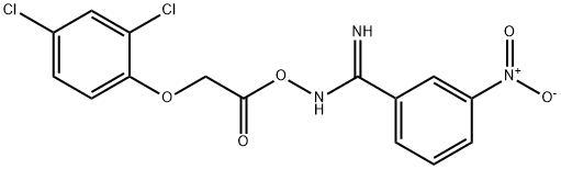 N'-{[(2,4-dichlorophenoxy)acetyl]oxy}-3-nitrobenzenecarboximidamide|