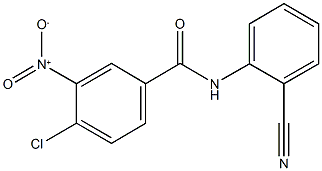 4-chloro-N-(2-cyanophenyl)-3-nitrobenzamide|