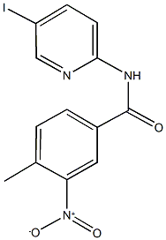 3-nitro-N-(5-iodo-2-pyridinyl)-4-methylbenzamide Structure