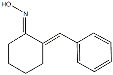 2-benzylidenecyclohexanone oxime Structure