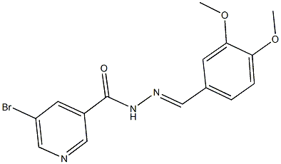 352442-50-3 5-bromo-N'-(3,4-dimethoxybenzylidene)nicotinohydrazide