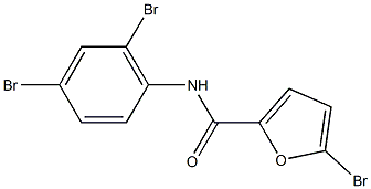 5-bromo-N-(2,4-dibromophenyl)-2-furamide,352444-33-8,结构式