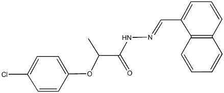 352449-12-8 2-(4-chlorophenoxy)-N'-(1-naphthylmethylene)propanohydrazide