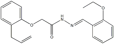 352453-64-6 2-(2-allylphenoxy)-N'-(2-ethoxybenzylidene)acetohydrazide