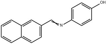 4-[(2-naphthylmethylene)amino]phenol Struktur