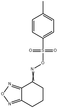 4-{[(4-methylphenyl)sulfonyl]oxyimino}-4,5,6,7-tetrahydro-2,1,3-benzoxadiazole,352531-22-7,结构式
