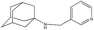 N-(3-pyridinylmethyl)-1-adamantanamine 结构式