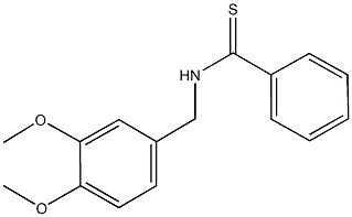 N-(3,4-dimethoxybenzyl)benzenecarbothioamide Struktur
