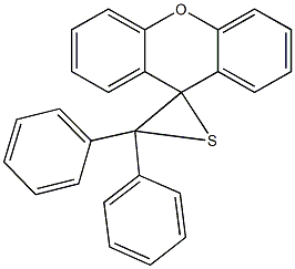 3,3-diphenylspiro[thiirane-2,9'-(9'H)-xanthene],352545-45-0,结构式