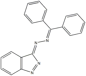 diphenylmethanone 3H-indazol-3-ylidenehydrazone 结构式