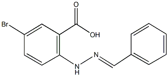 2-(2-benzylidenehydrazino)-5-bromobenzoic acid,352549-67-8,结构式