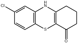 8-chloro-2,3-dihydro-1H-phenothiazin-4(10H)-one 化学構造式