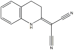 2-(3,4-dihydro-2(1H)-quinolinylidene)malononitrile 结构式